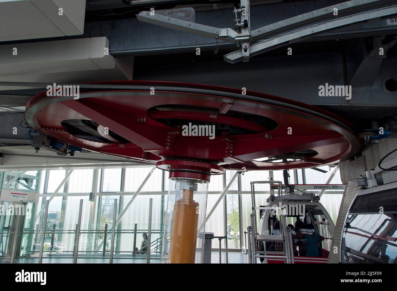 Emirates Air Line cable car in London Stock Photo Alamy