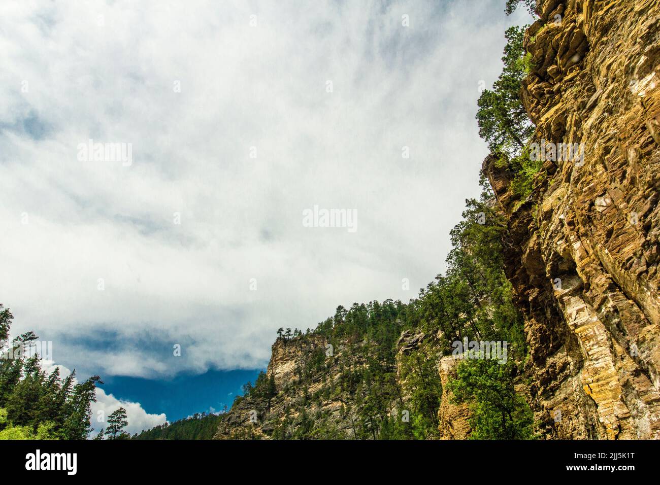 Spearfish Canyon in Summer South Dakota Stock Photo Alamy
