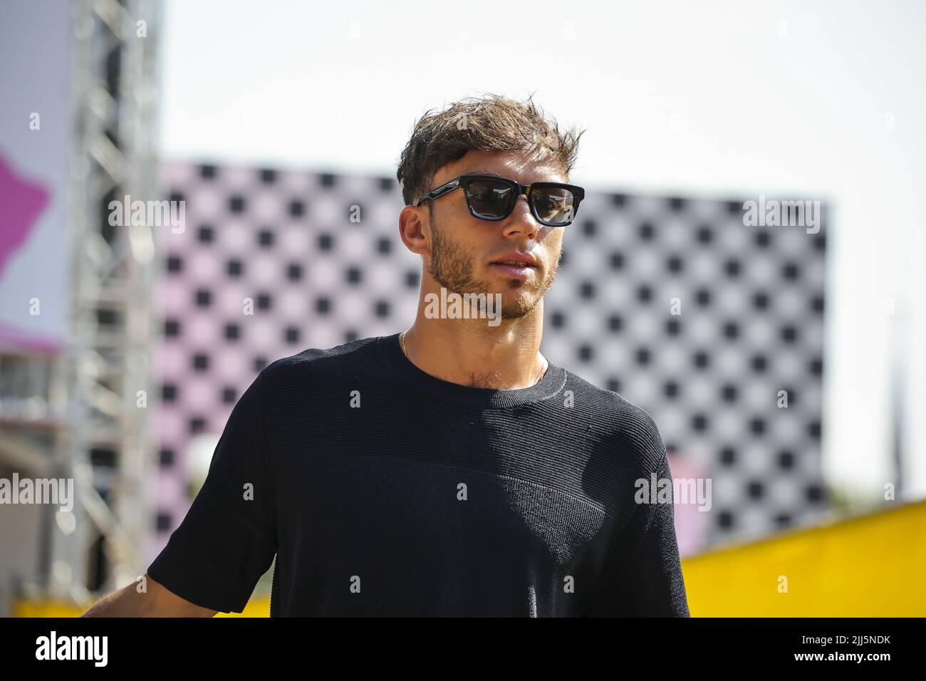 GASLY Pierre (fra), Scuderia AlphaTauri AT03, portrait during the Formula 1 Lenovo Grand Prix de France, French Grand Prix 2022, 12th round of the 2022 FIA Formula One World Championship from July 22 to 24, 2022 on the Circuit Paul Ricard, in Le Castellet, France - Photo: Paulo Maria / Dppi/DPPI/LiveMedia Stock Photo