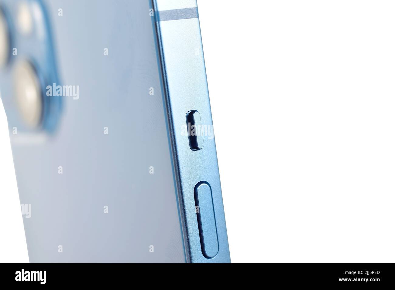 Switch button on phone for ring and silent Stock Photo Alamy