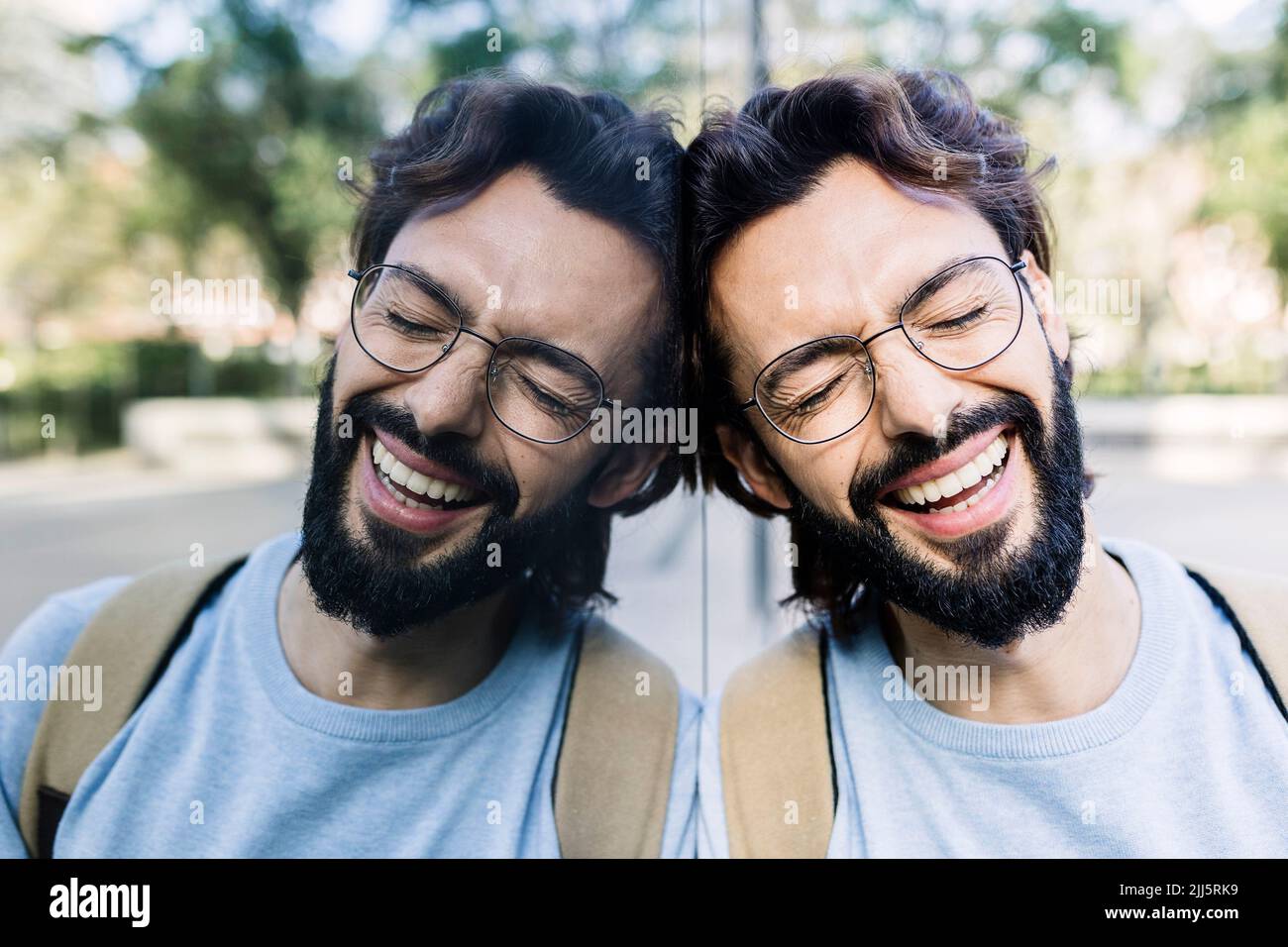 Funny bearded man wear hi-res stock photography and images - Alamy