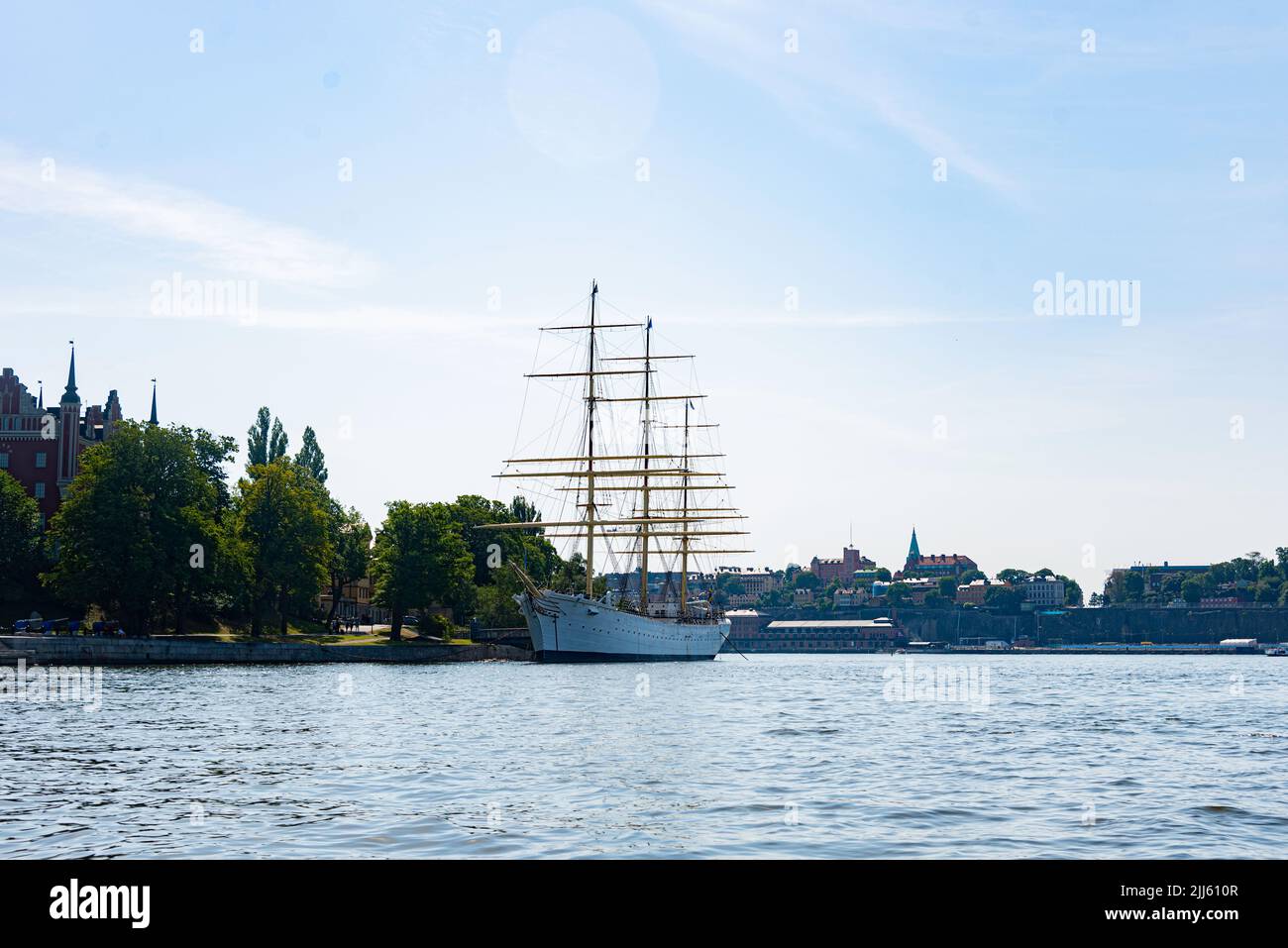 Estocolmo (en sueco Stockholm) es la capital y ciudad más grande de Suecia, Stock Photo