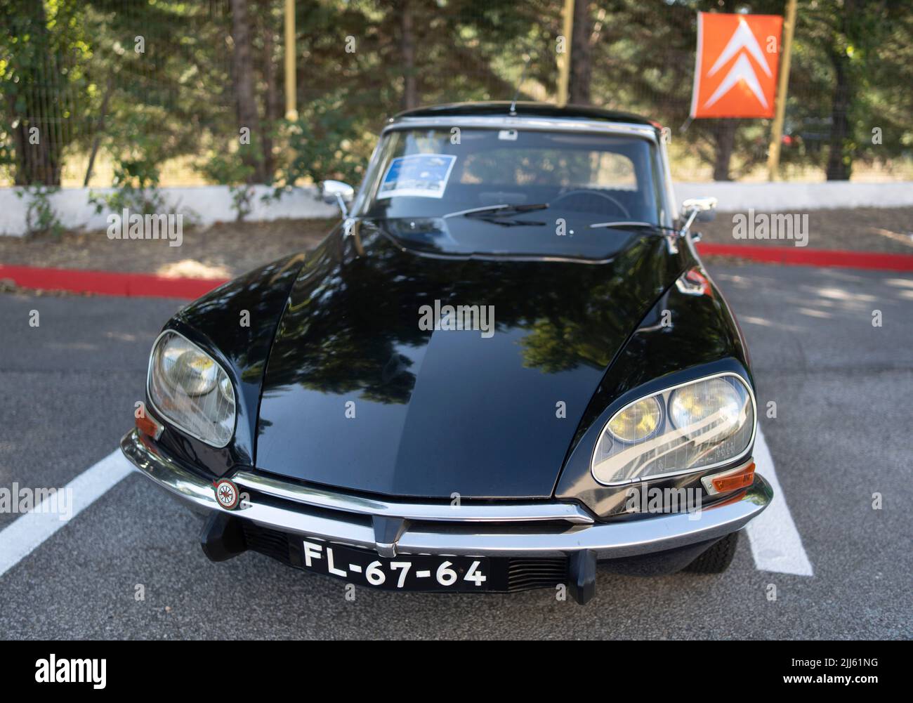 Citroen DS classic car from french manufacturer Citroën Stock Photo