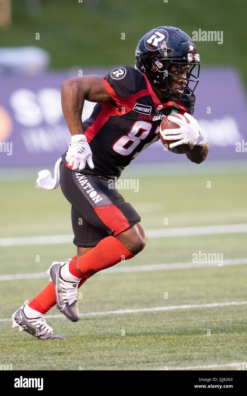 Ottawa, Canada. 21st July, 2022. Ottawa Redblacks Terry Williams (81 ...