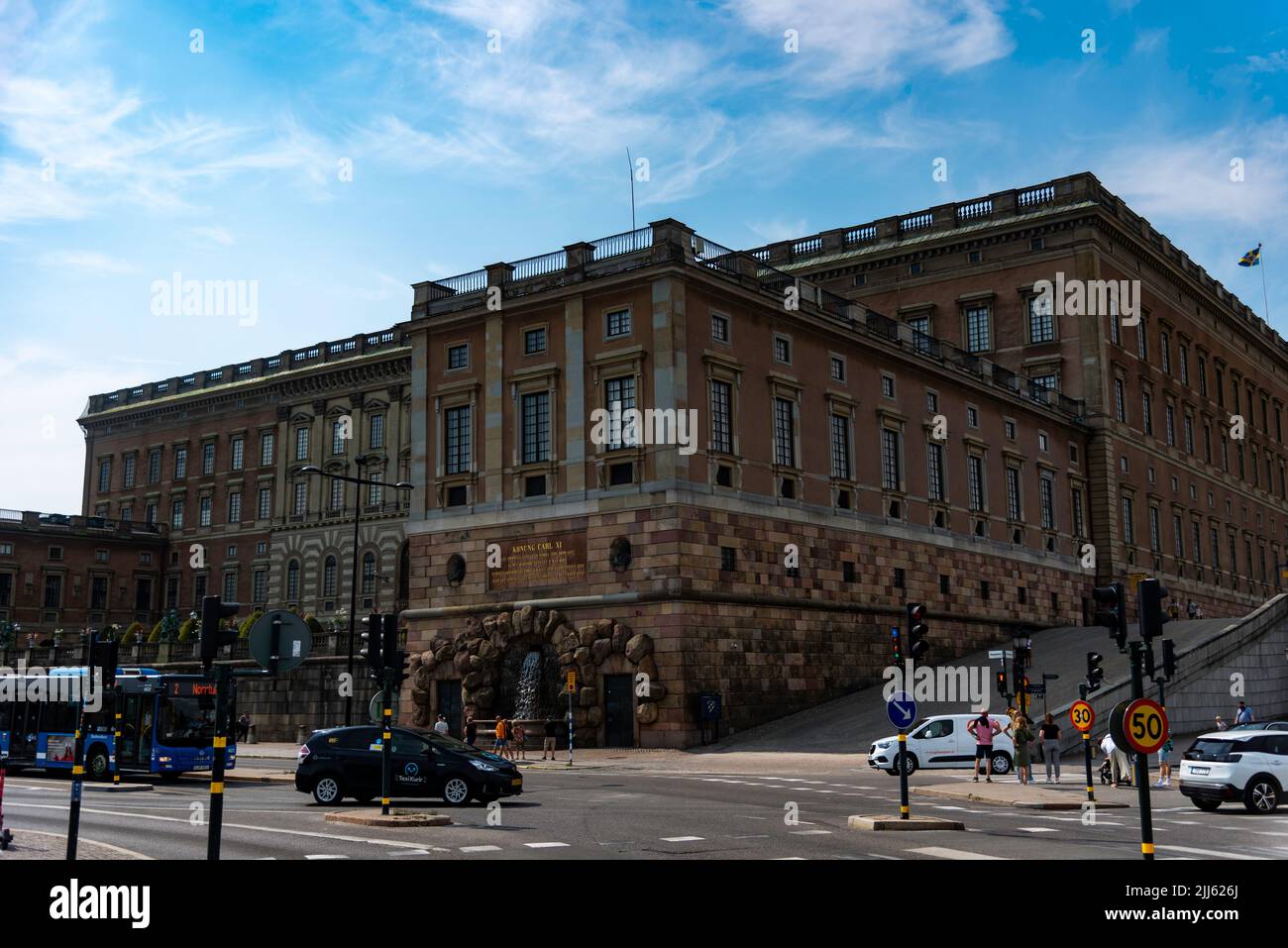 Estocolmo (en sueco Stockholm) es la capital y ciudad más grande de Suecia, Stock Photo