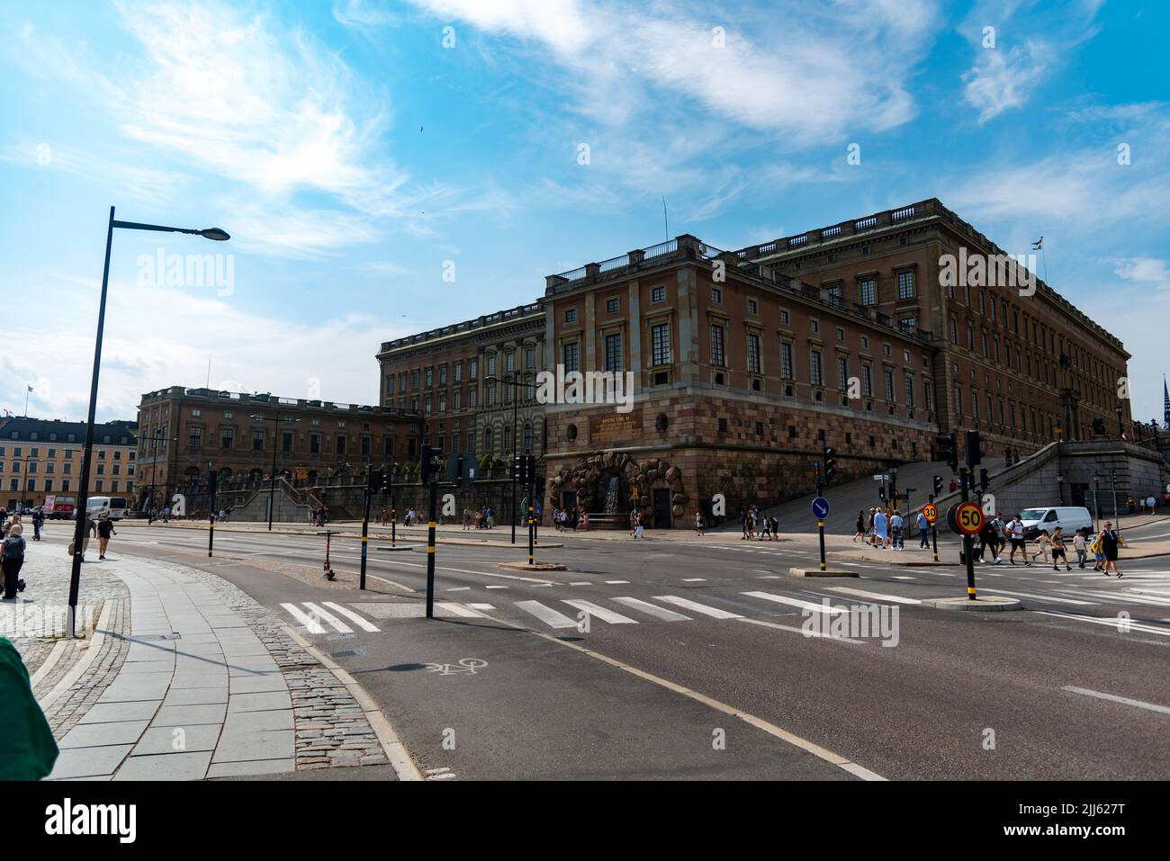 Estocolmo (en sueco Stockholm) es la capital y ciudad más grande de Suecia, Stock Photo