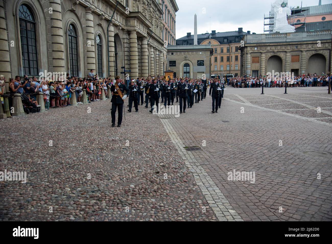 Estocolmo (en sueco Stockholm) es la capital y ciudad más grande de Suecia, Stock Photo