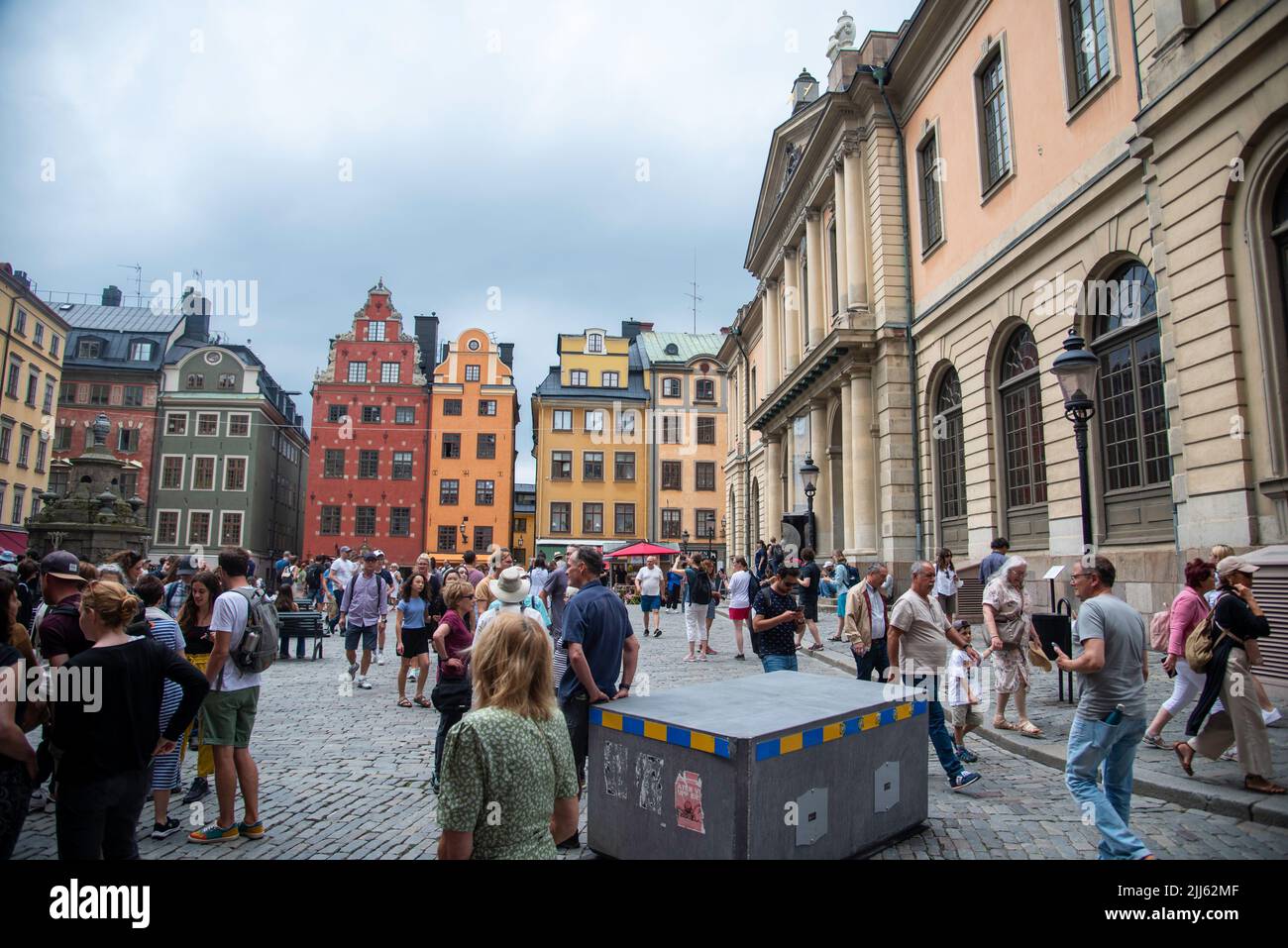 Estocolmo (en sueco Stockholm) es la capital y ciudad más grande de Suecia, Stock Photo