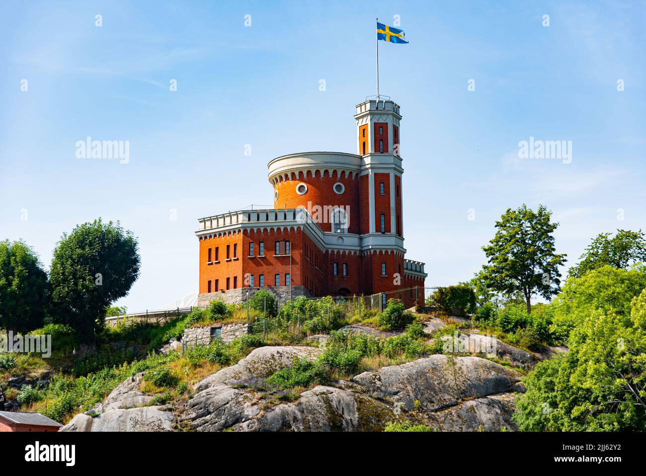 Estocolmo (en sueco Stockholm) es la capital y ciudad más grande de Suecia, Stock Photo