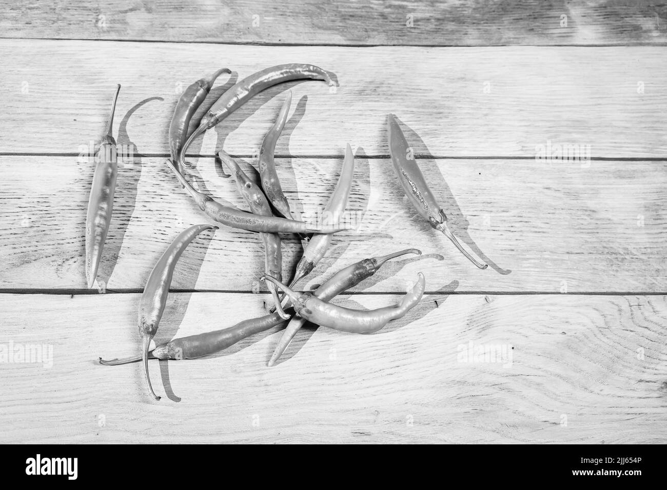 Hot red chilly pepper Black and White Stock Photos Images Alamy