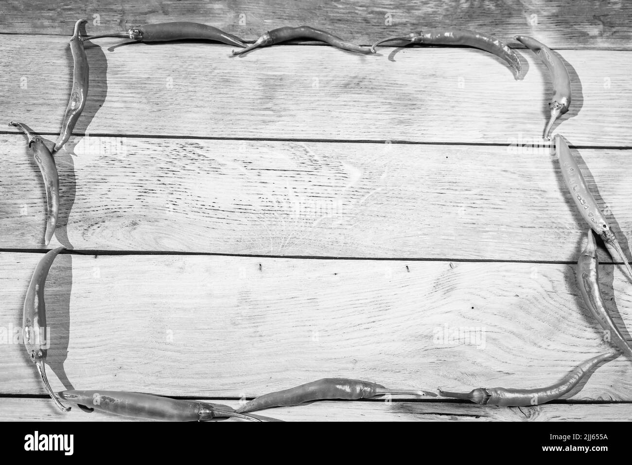 Hot red chilly pepper Black and White Stock Photos Images Alamy