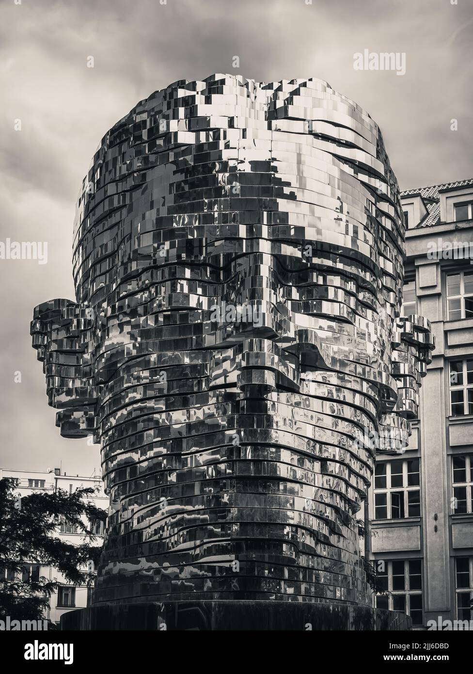 Prague, Czech Republic June 2022 The sculpture or statue of