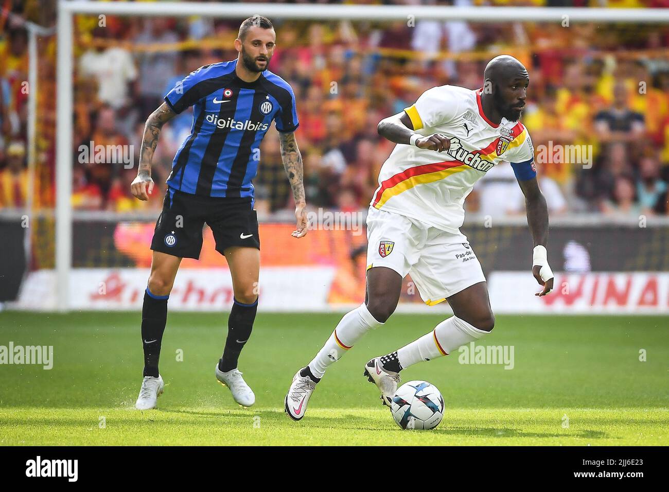 Lens, France, France. 23rd July, 2022. Marcelo BROZOVIC of Inter Milan