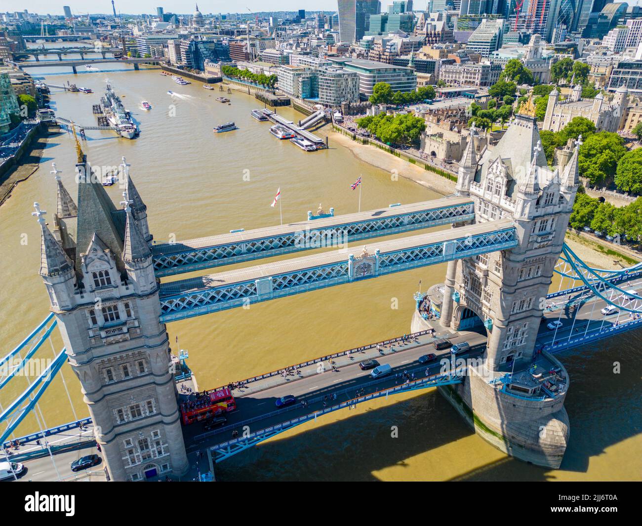 Beautiful historic Tower Bridge in London UK Stock Photo - Alamy