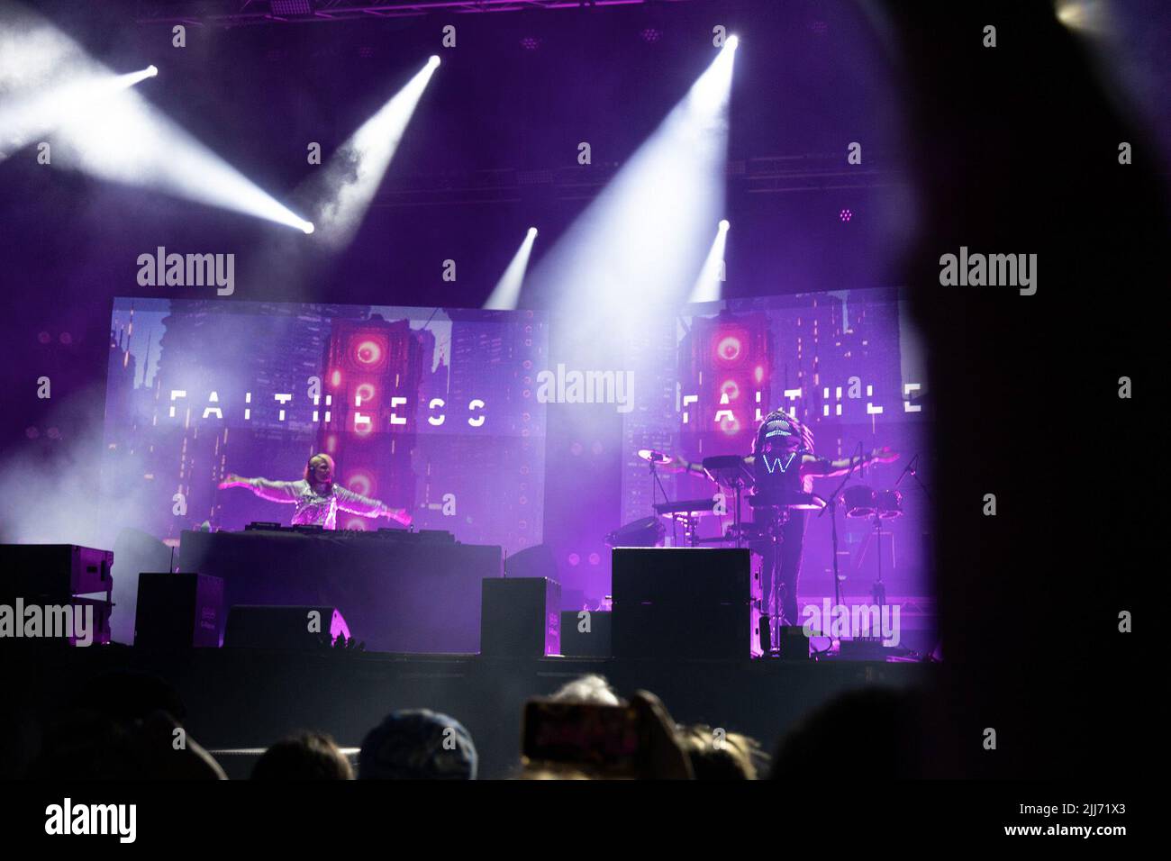 CarFest North, Cheshire, UK. 23rd July, 2022. “Faithless Soundsystem