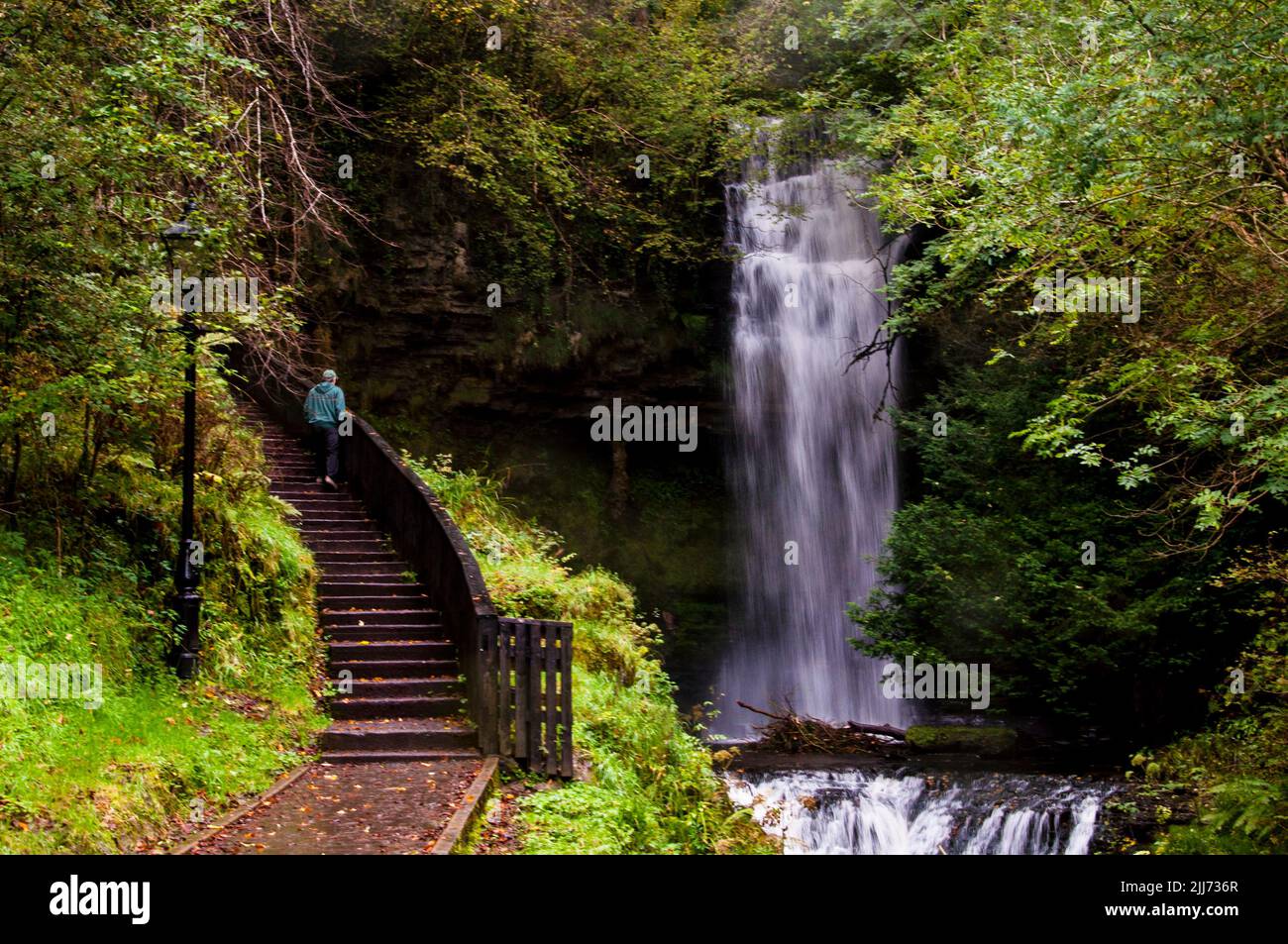 Tiered 50-ft Glencar Waterfall in County Leitrim, Ireland inspired a ...