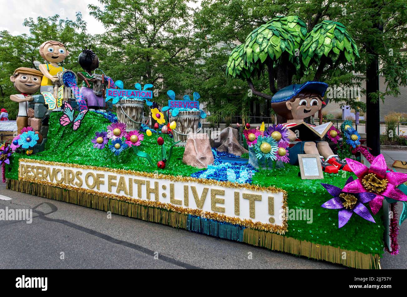 Salt Lake City, Utah, USA. 23rd July, 2022. The annual Days of '47