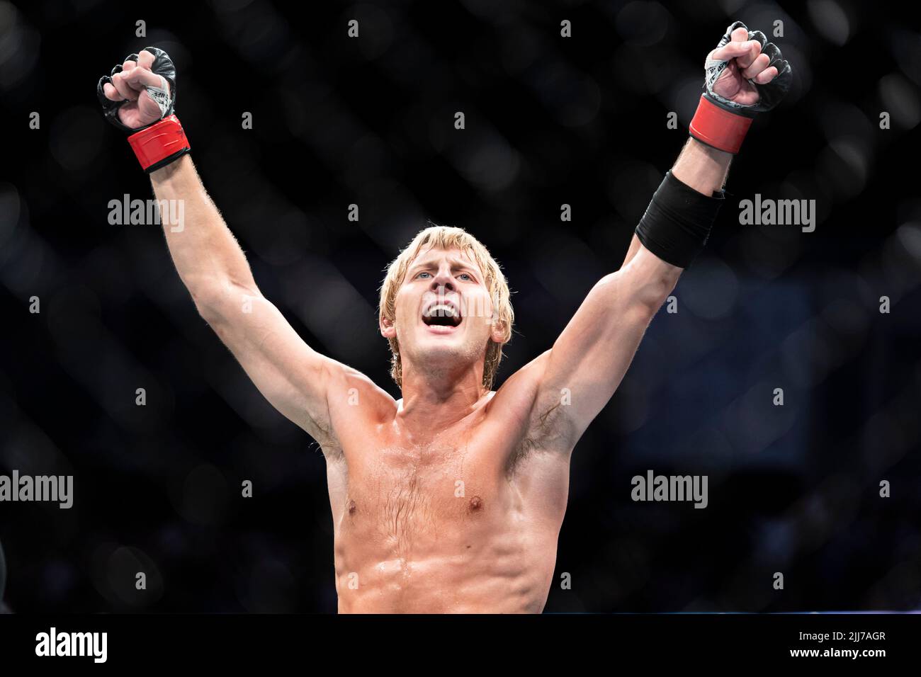 LONDON, UNITED KINGDOM. 23th Jul, 2022. Paddy Pimblett vs Jordan