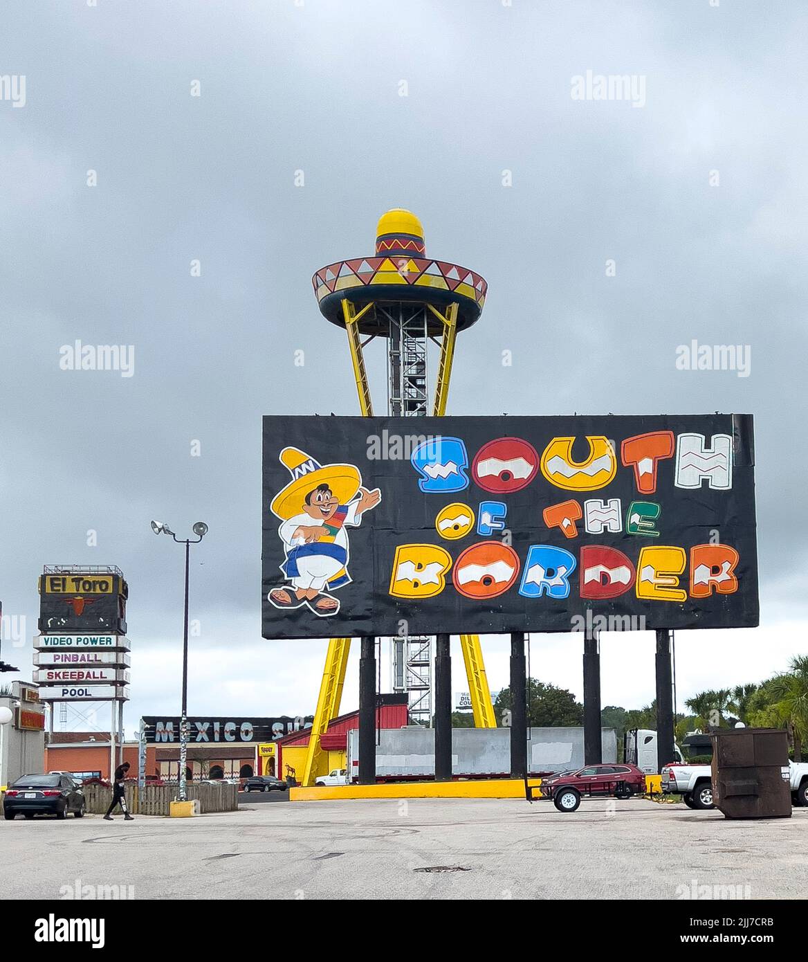 7/2/22, Hamer, South Carolina South of the Border roadside attraction, south of the border is