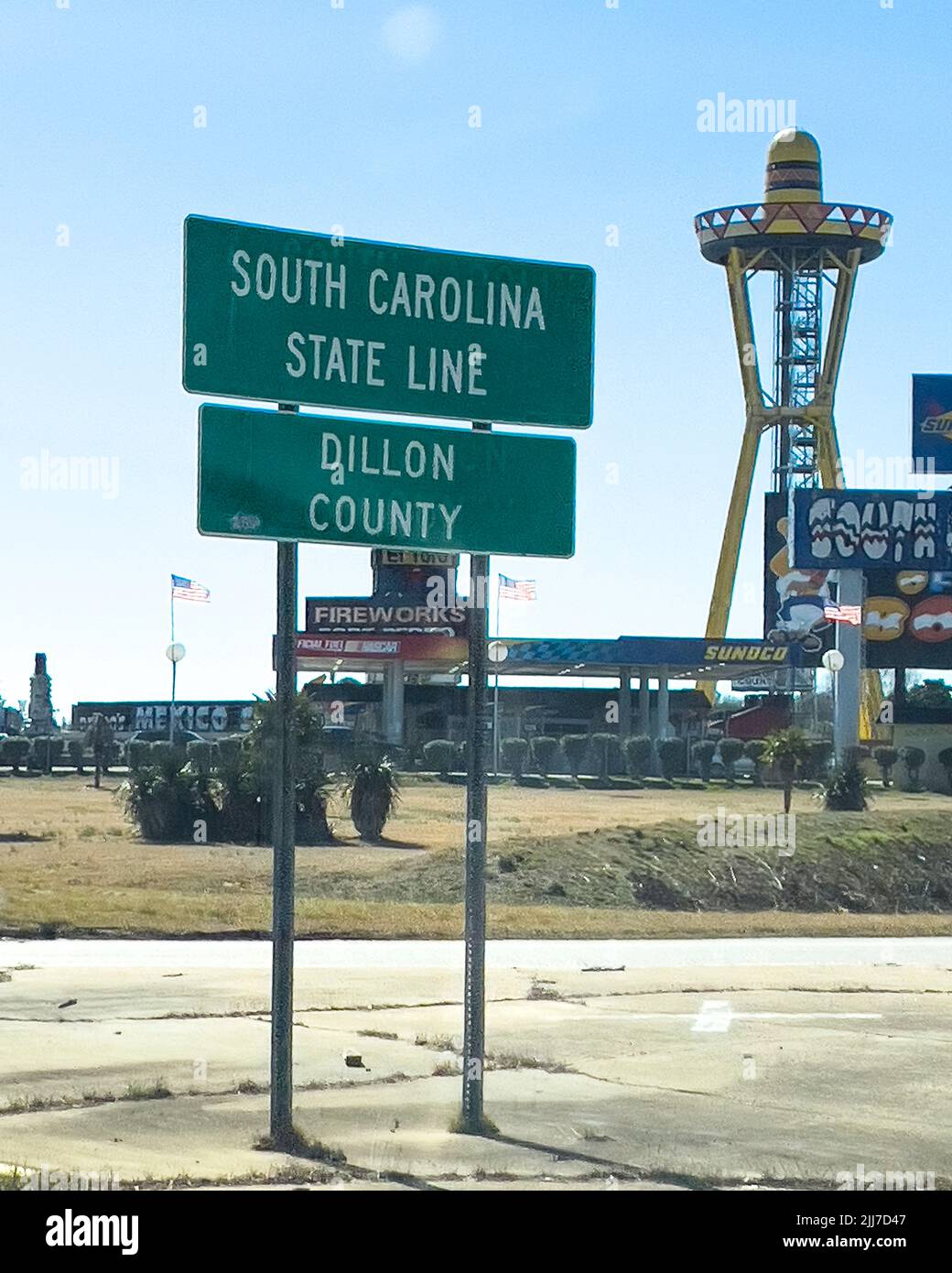 2/20/22, Hamer, South Carolina South of the Border roadside