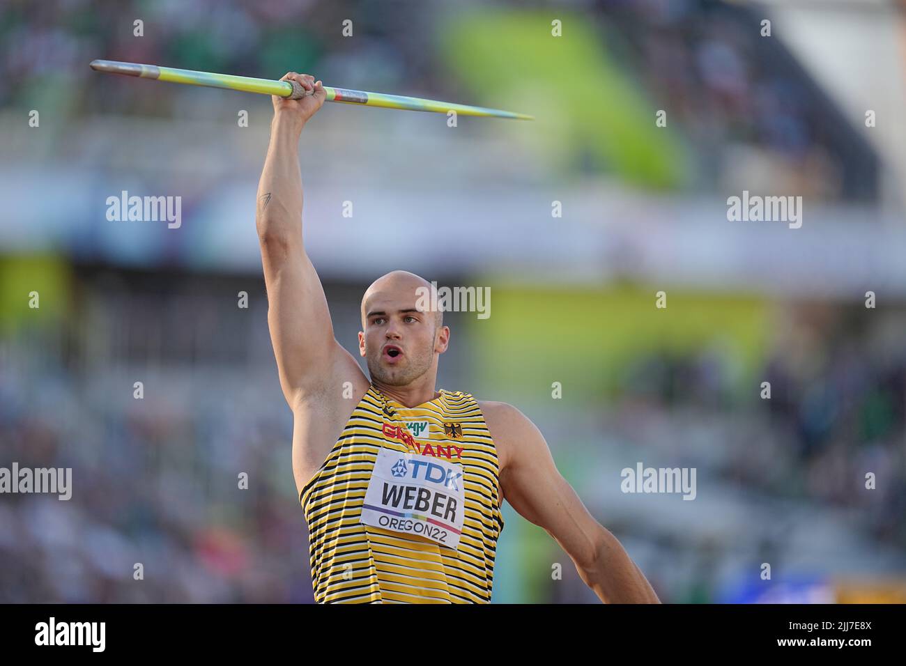 Eugene, USA. 23rd July, 2022. Athletics World Championship, Javelin