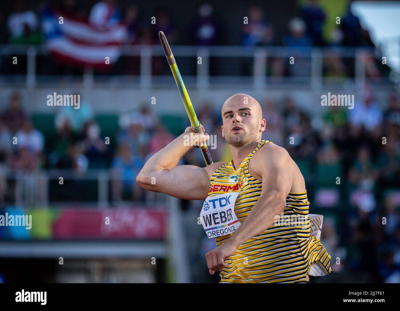 Eugene, USA. 23rd July, 2022. Athletics World Championship, Javelin