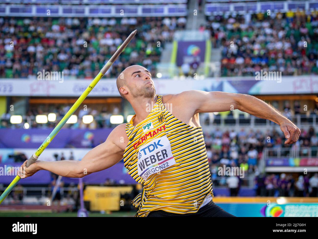 Eugene, USA. 23rd July, 2022. Athletics World Championship, Javelin