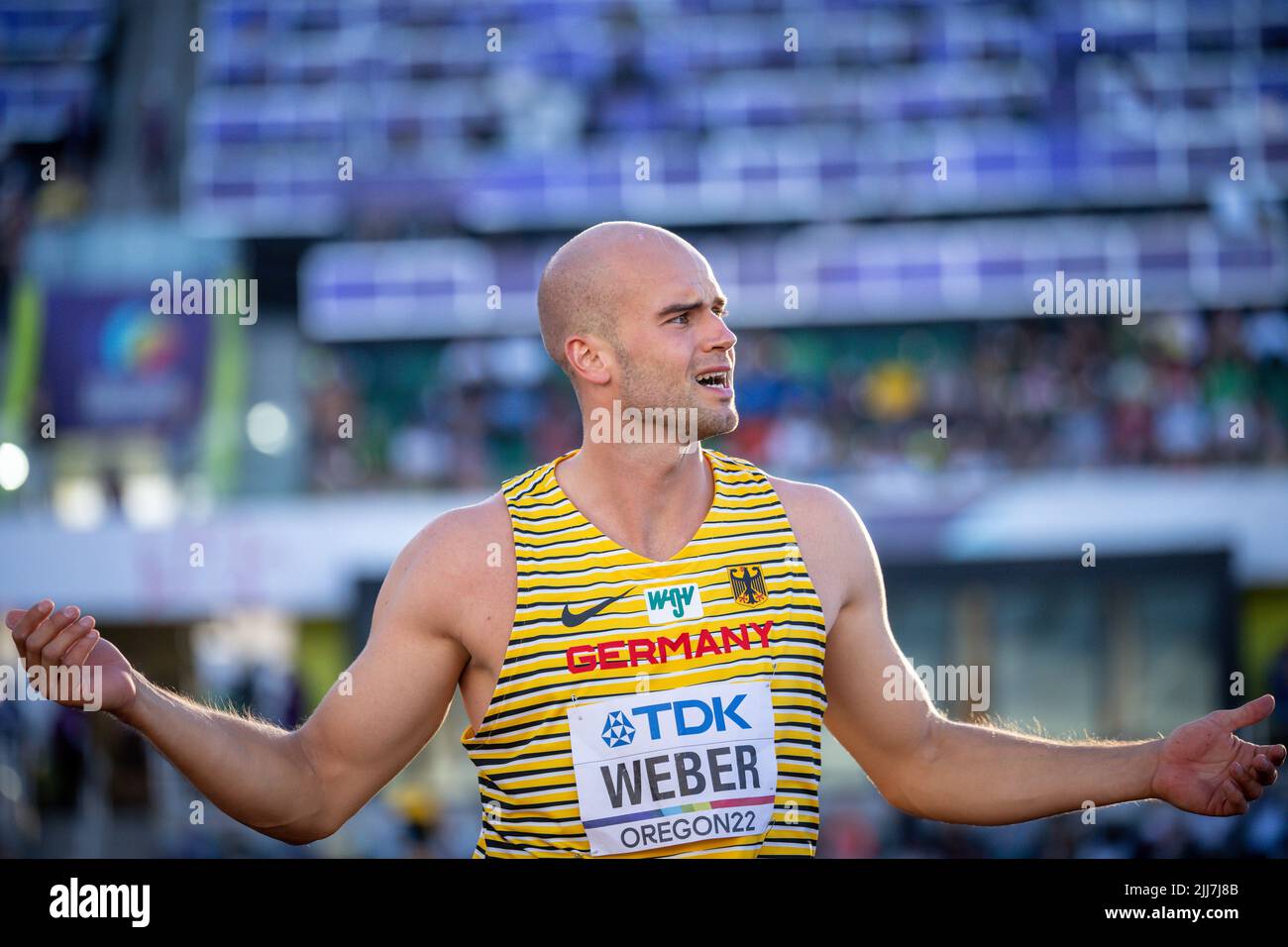 Eugene, USA. 23rd July, 2022. Athletics World Championship, Javelin