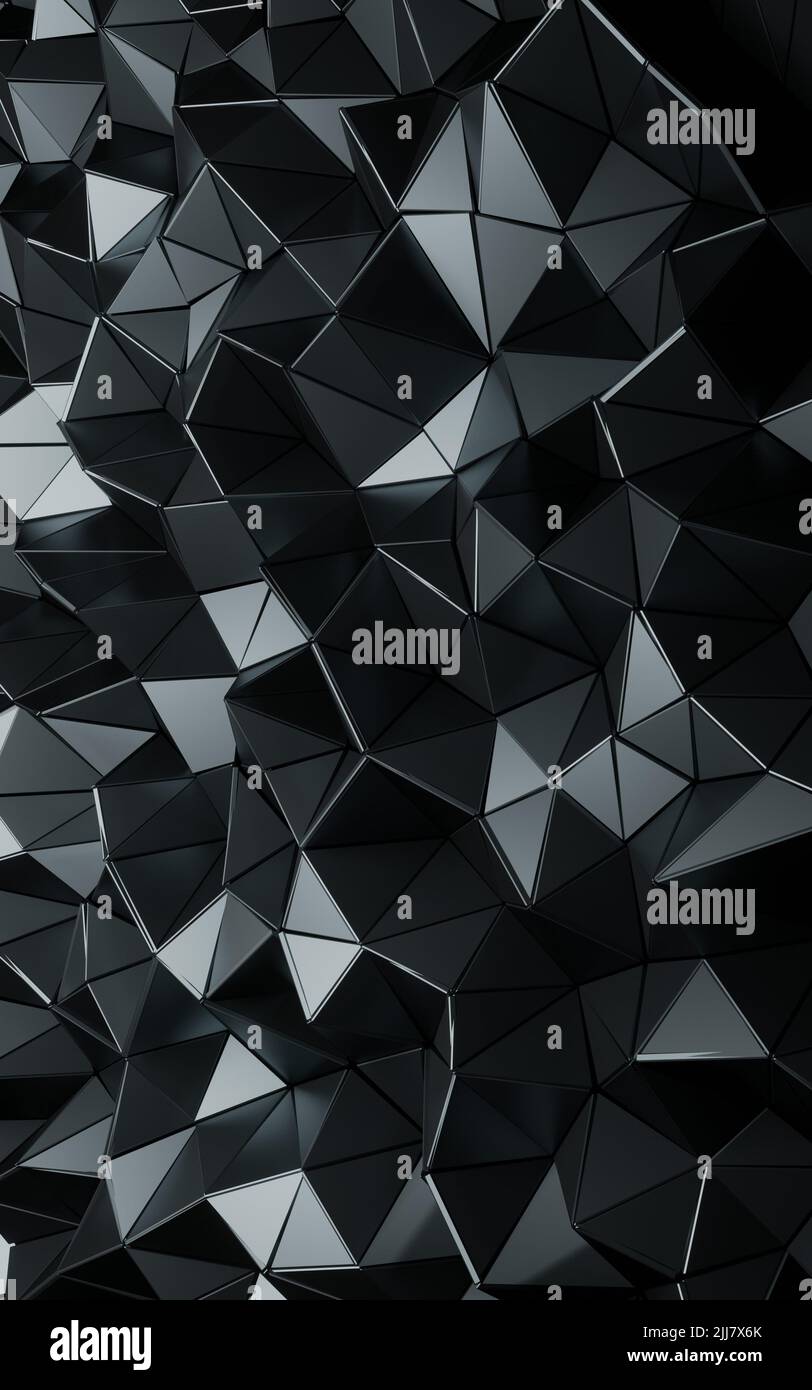 metallic dark grey textured wallpaper, 3d render Stock Photo - Alamy