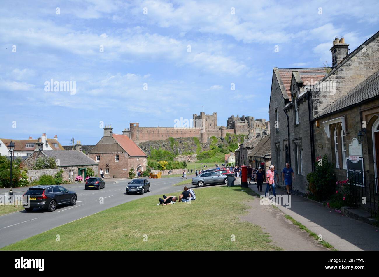 bamburgh castle northumberland england great britain 2022 Stock Photo