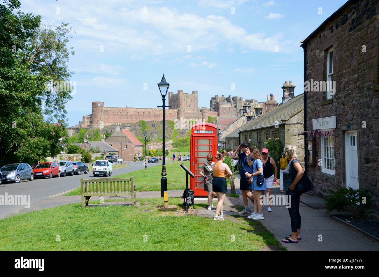 bamburgh castle northumberland england great britain 2022 Stock Photo