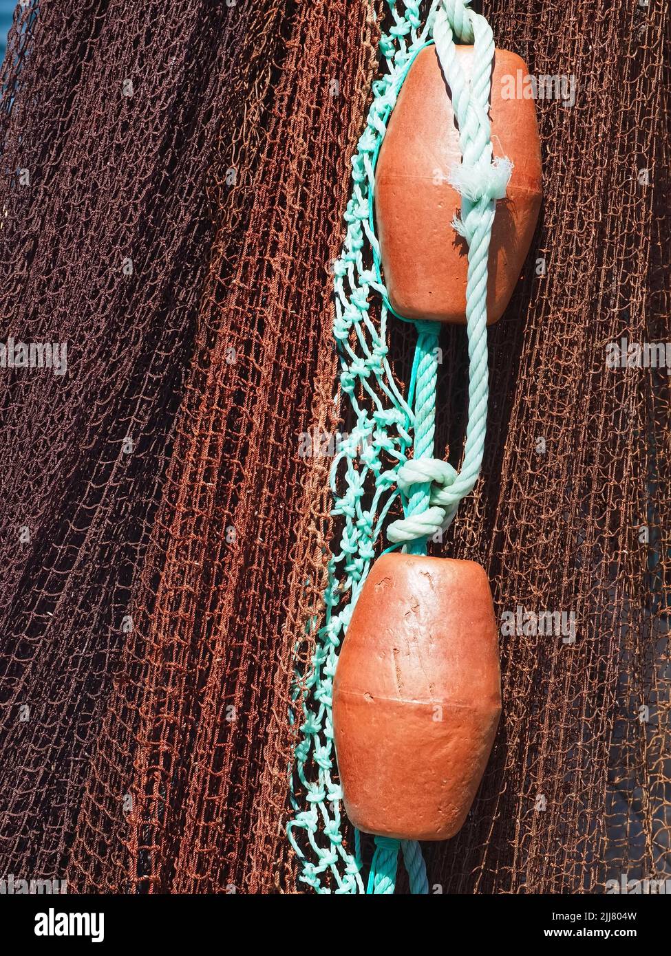 Red fisher net to catch fish Stock Photo Alamy