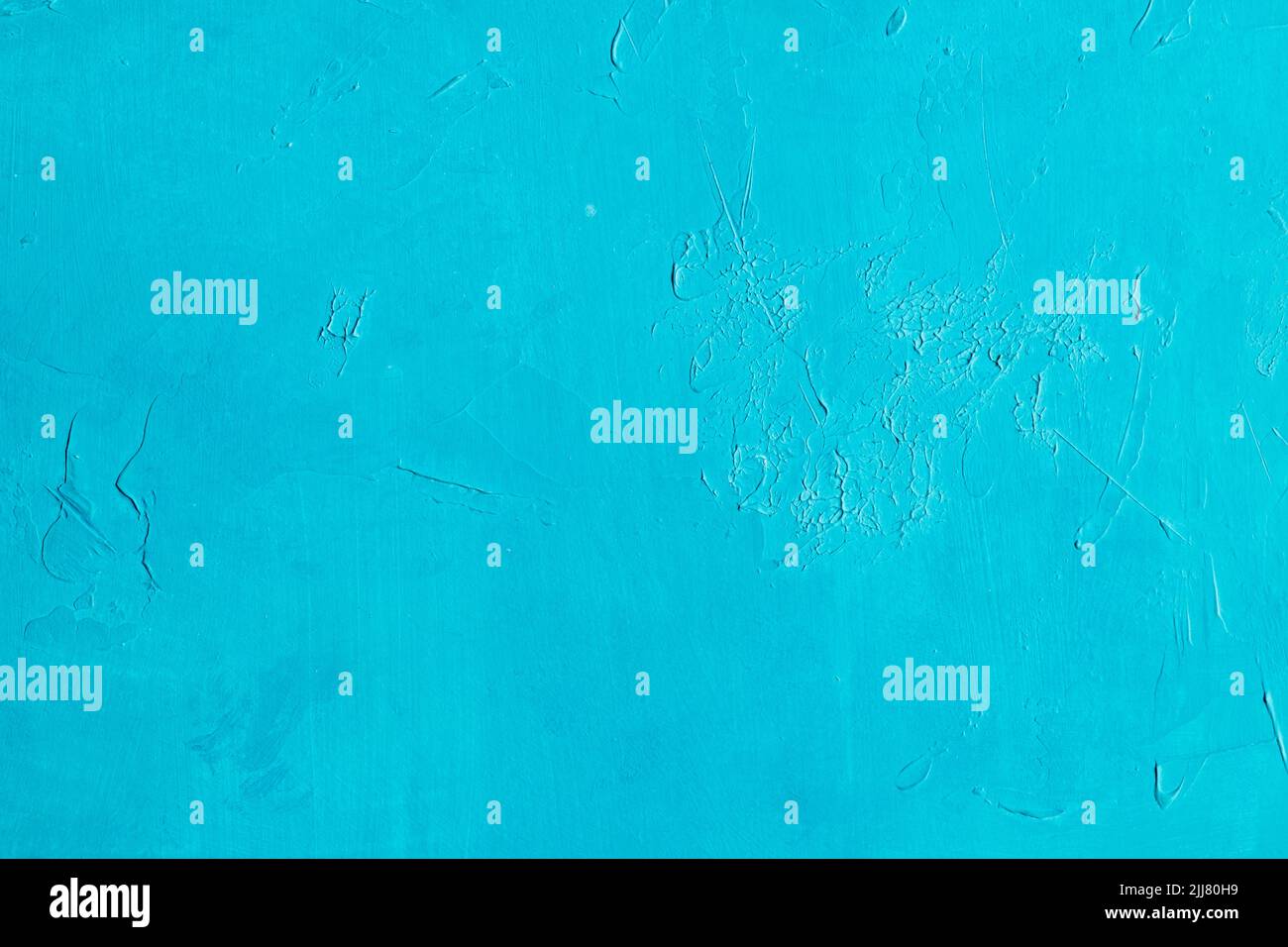 cyan scratch background distress blue plaster Stock Photo