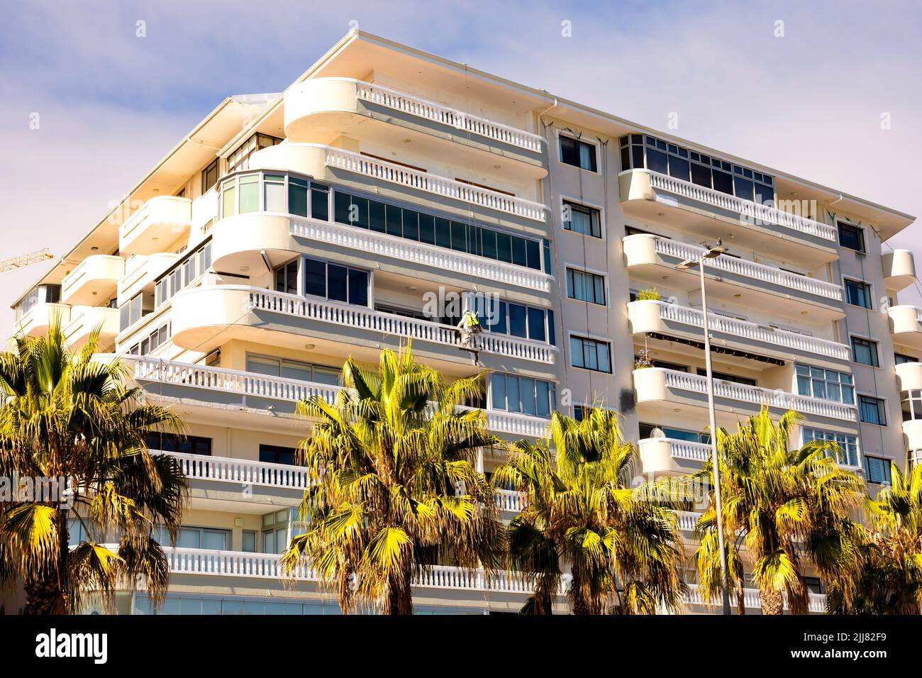 Cape Town, South Africa May 12, 2022 Art Deco Apartment building on