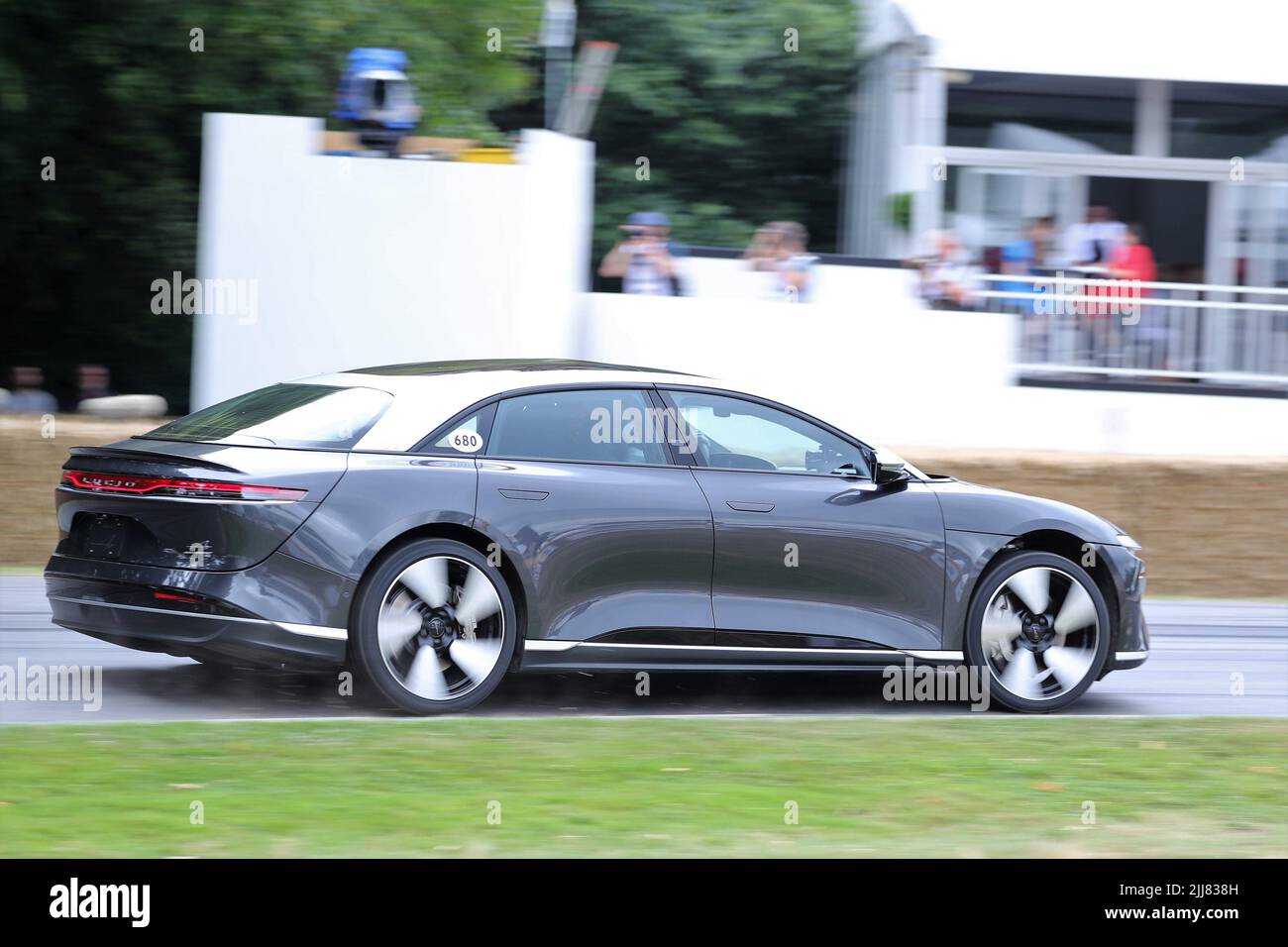 Lucid Motors electric car at the Festival of Speed 2022 at Goodwood, Sussex, UK Stock Photo Alamy