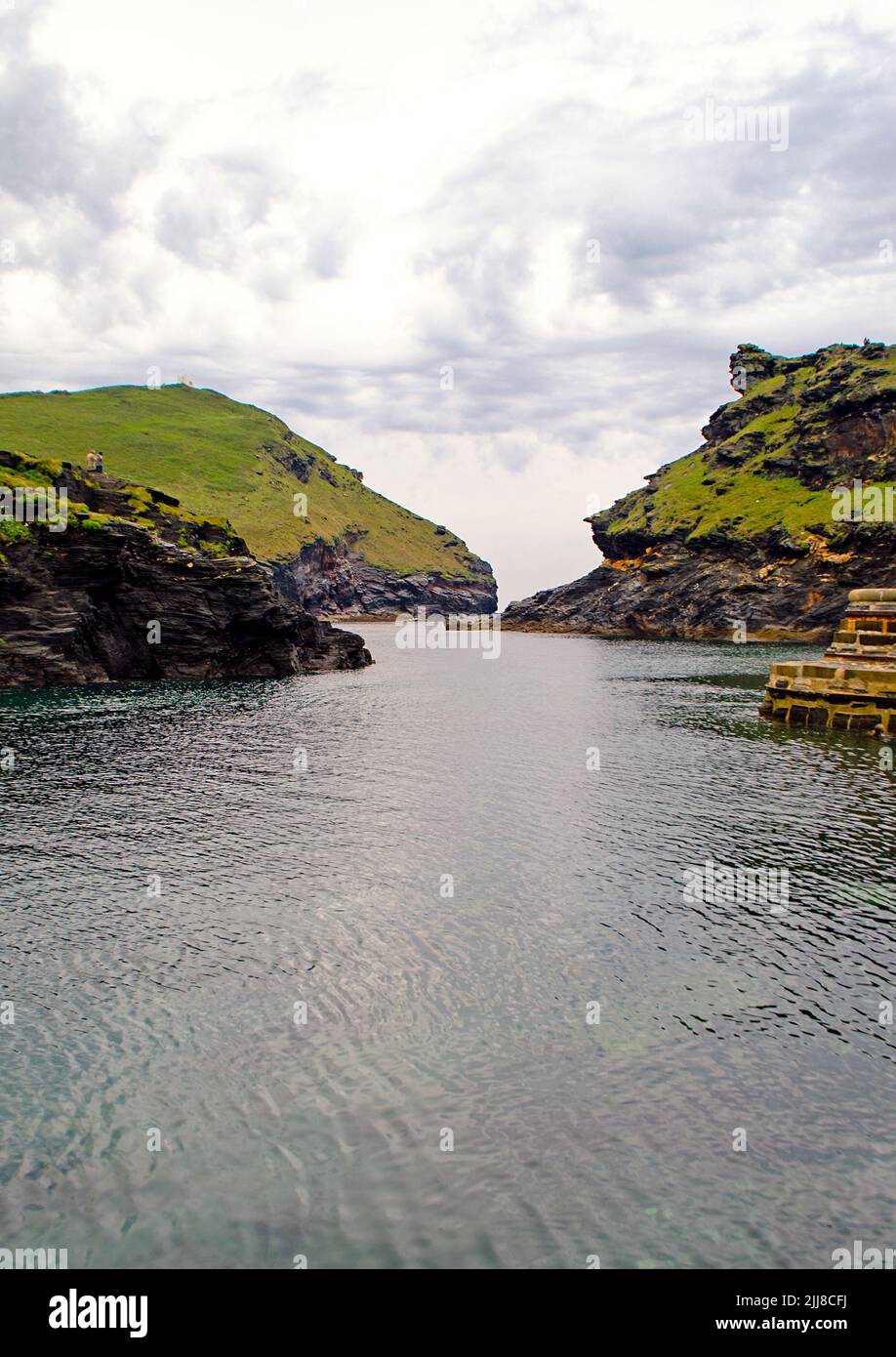 Boscastle Harbour in Cornwall, England Stock Photo