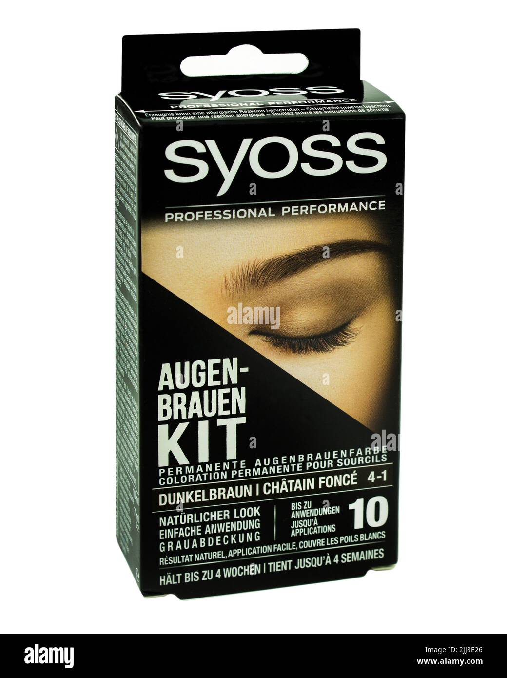 Syoss Professional Augenbrauen-Kit auf weissem Hintergrund Stock Photo -  Alamy