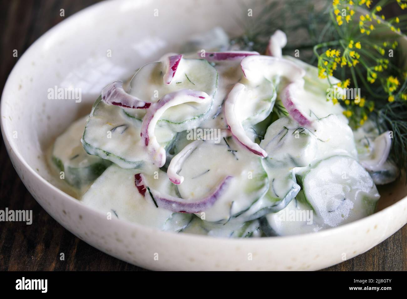 Yogurt cucumber salad hires stock photography and images Alamy