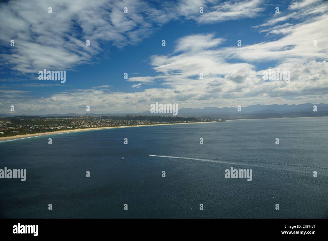 An aerial view of the ocean on a sunny summer day Stock Photo - Alamy