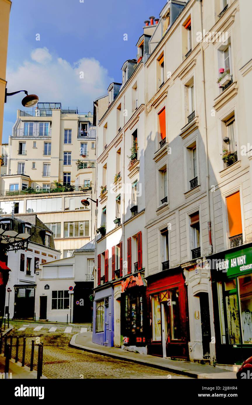 Paris, France, Street Scene, Real Estate, housing in 18th District