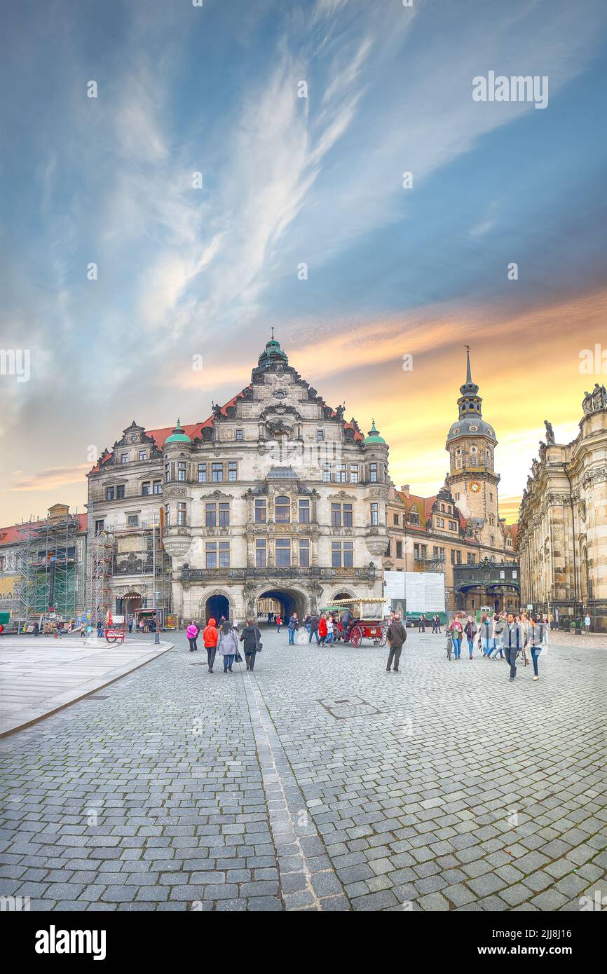 or at the Residenzschloss in the old town of