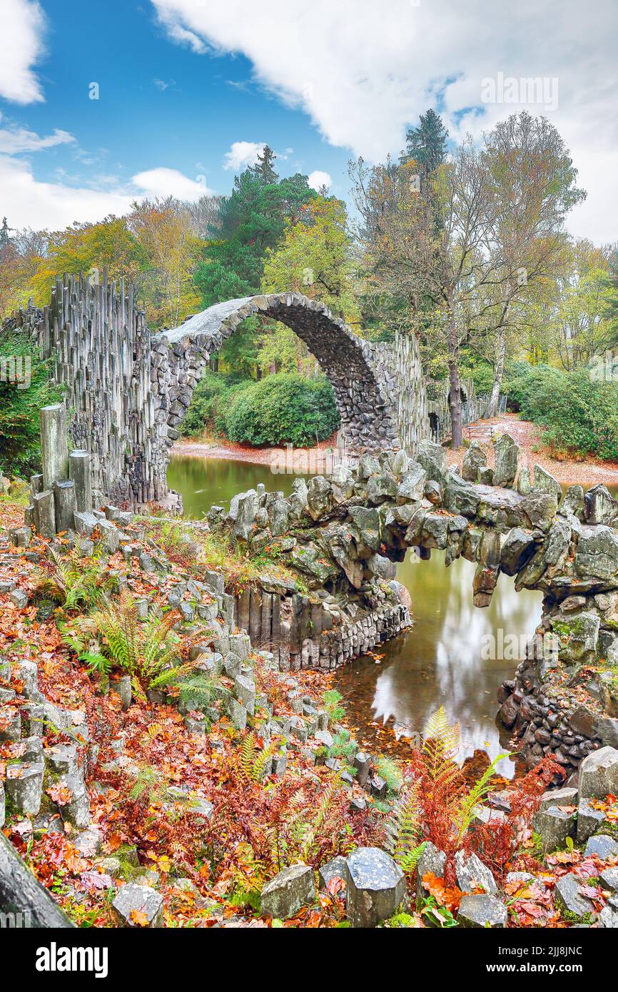 The Azalea and Rhododendron Park Kromlau is a landscape park of approx. 200  ha in the district of Kromlau, in the municipality of Gablenz in the Stock  Photo - Alamy