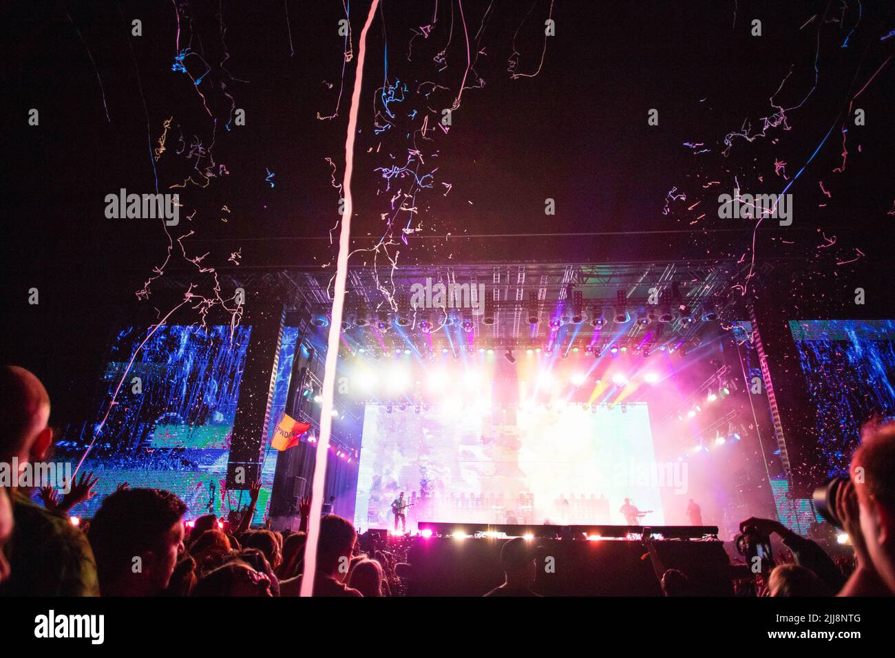 stage lights live concert summer music festival Stock Photo - Alamy