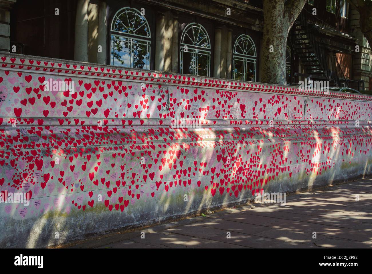 National COVID Memorial Wall Stock Photo