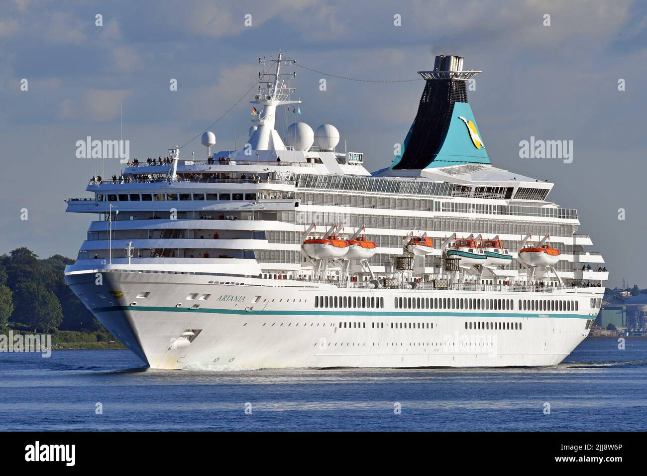 Cruiseship ARTANIA Stock Photo