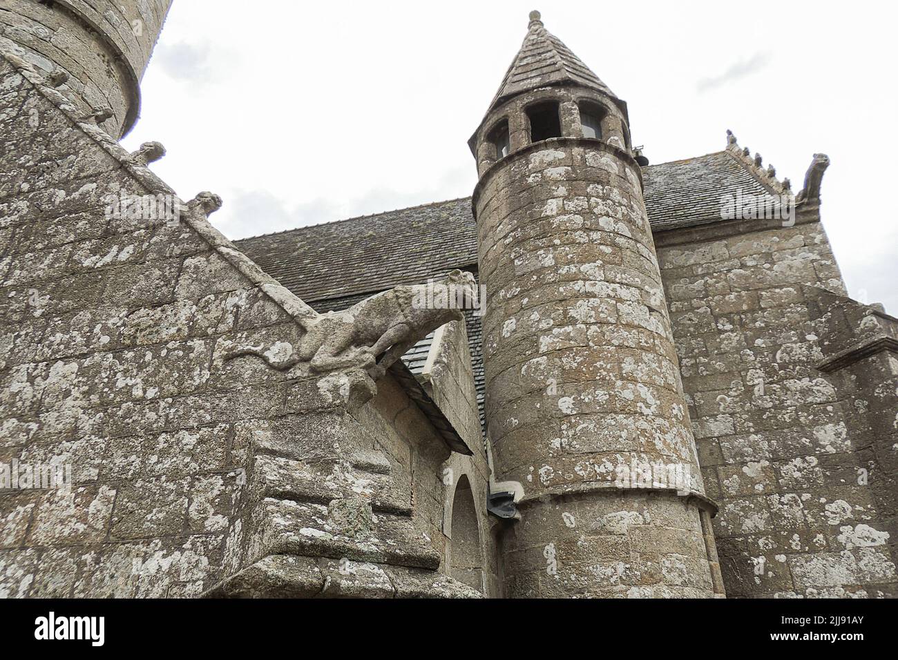 Ploumilliau (Plouilio), France. The Eglise SaintMilliau (St Miliau