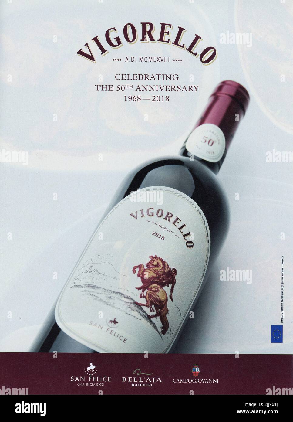 Advert in the May 2022 issue of "Food & Wine" Magazine, USA Stock Photo