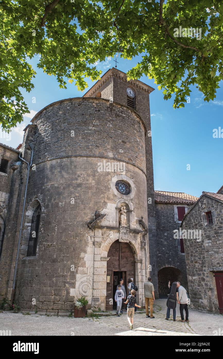 Eglise Sainte Eulalie Stock Photo Alamy