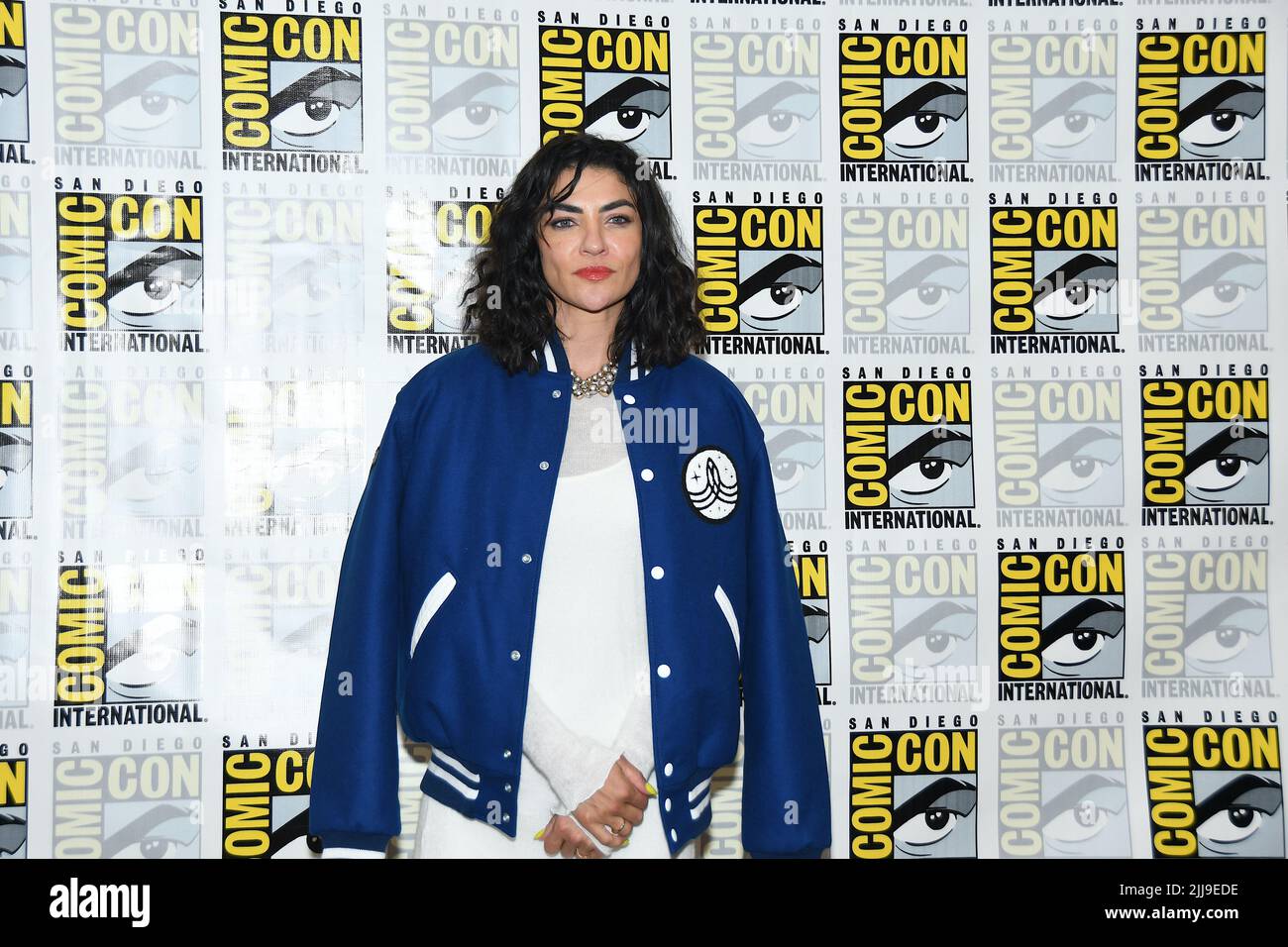 Jessica Szohr arrival at the Disney photocall for ‘The Orville’ at the Hilton Bayfront at San Diego International Comic-Con day 3 held on July 23, 202 Stock Photo