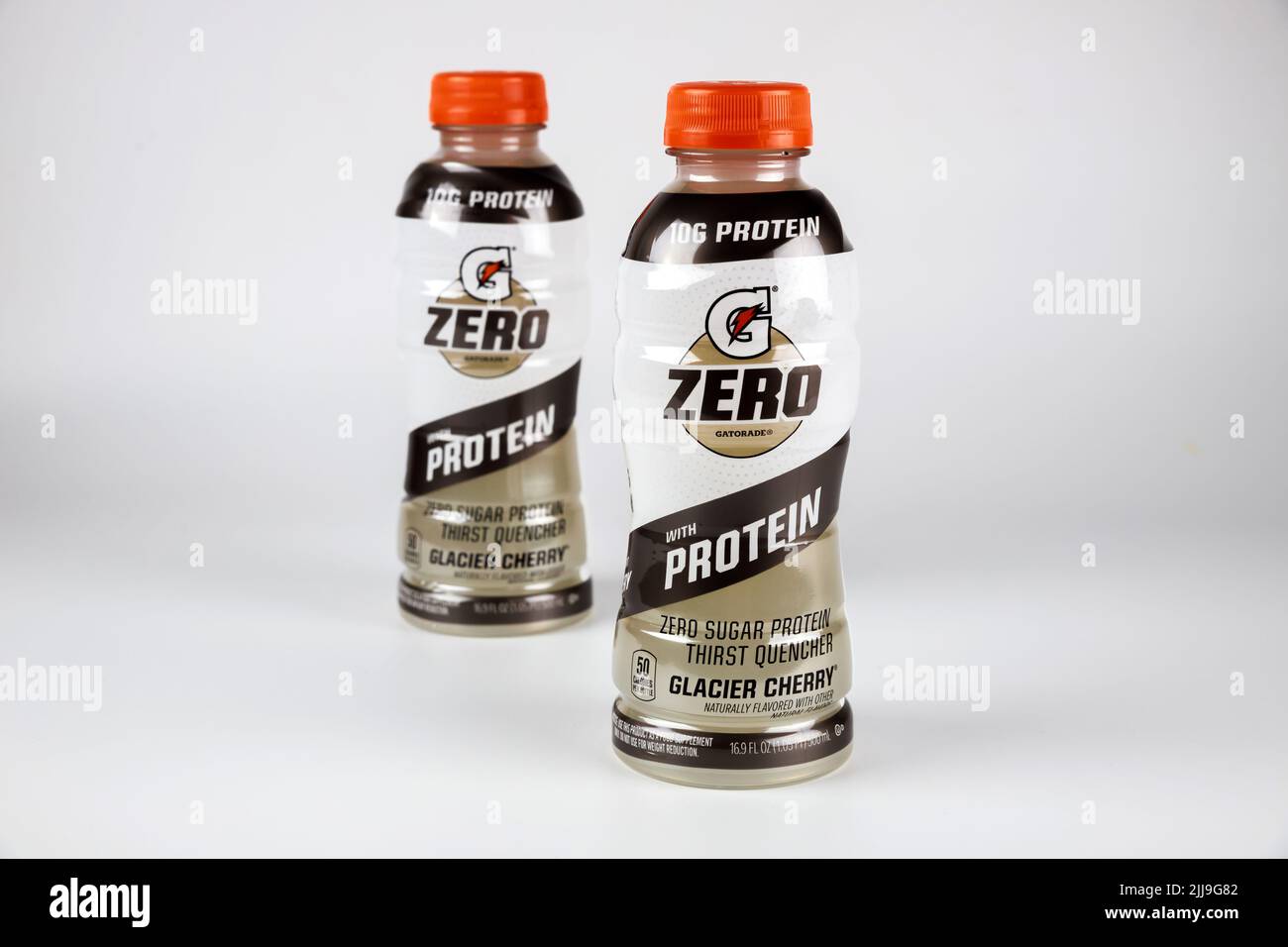 Hydration is made easier with Gatorade sports drink with protein and